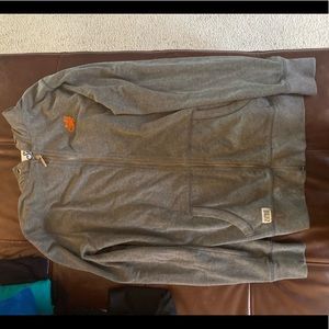 Gray zip up hoodie!
